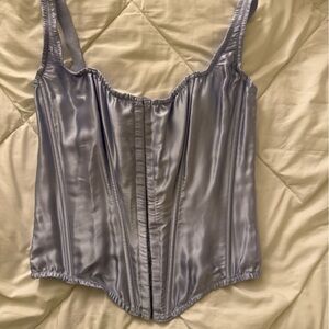Victoria's Secret Classic Silver Corset Set